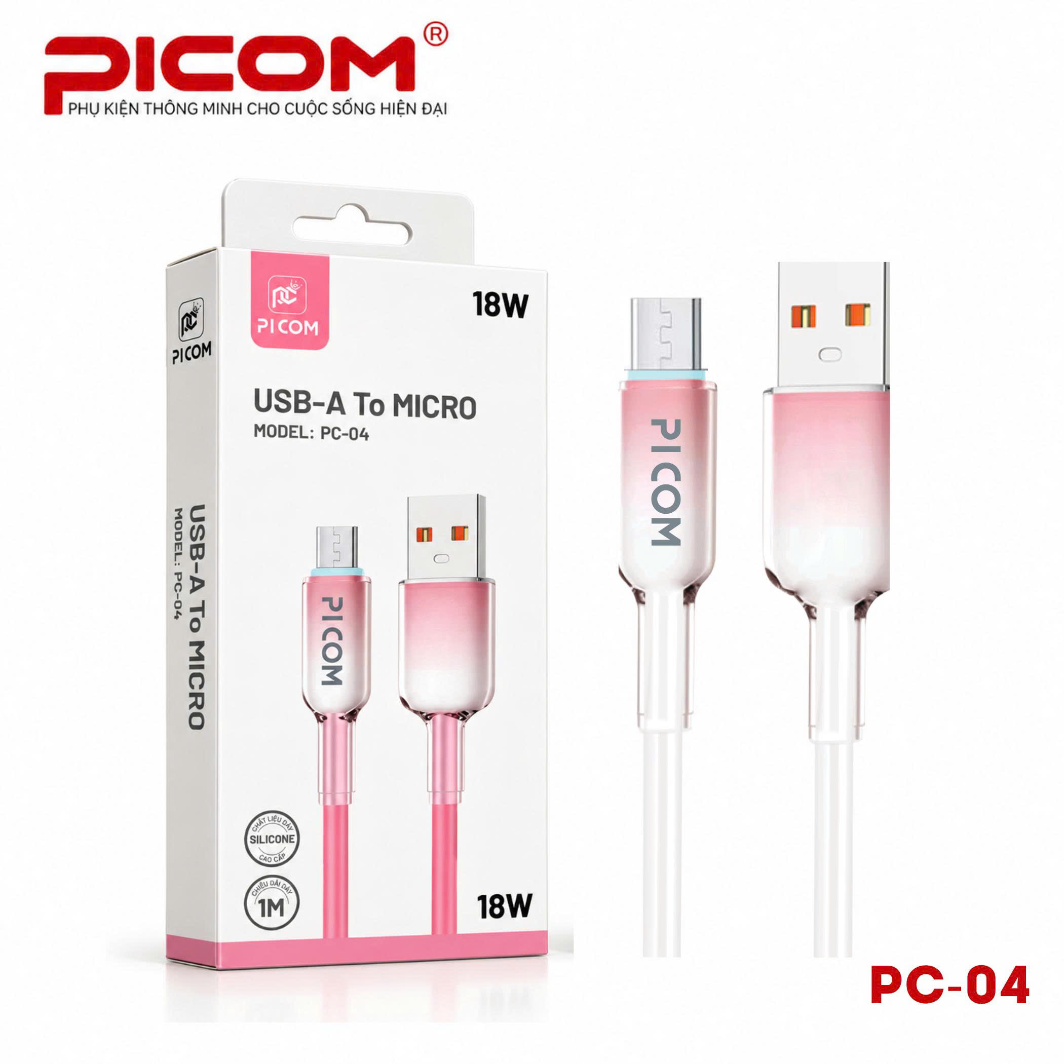 CÁP SẠC ỔN ĐỊNH PICOM PC-04