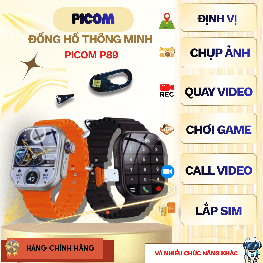 Đồng Hồ Thông Minh PICOM P89 Ultra