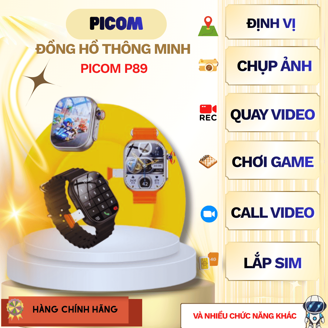 Đồng Hồ Thông Minh PICOM P89 Ultra