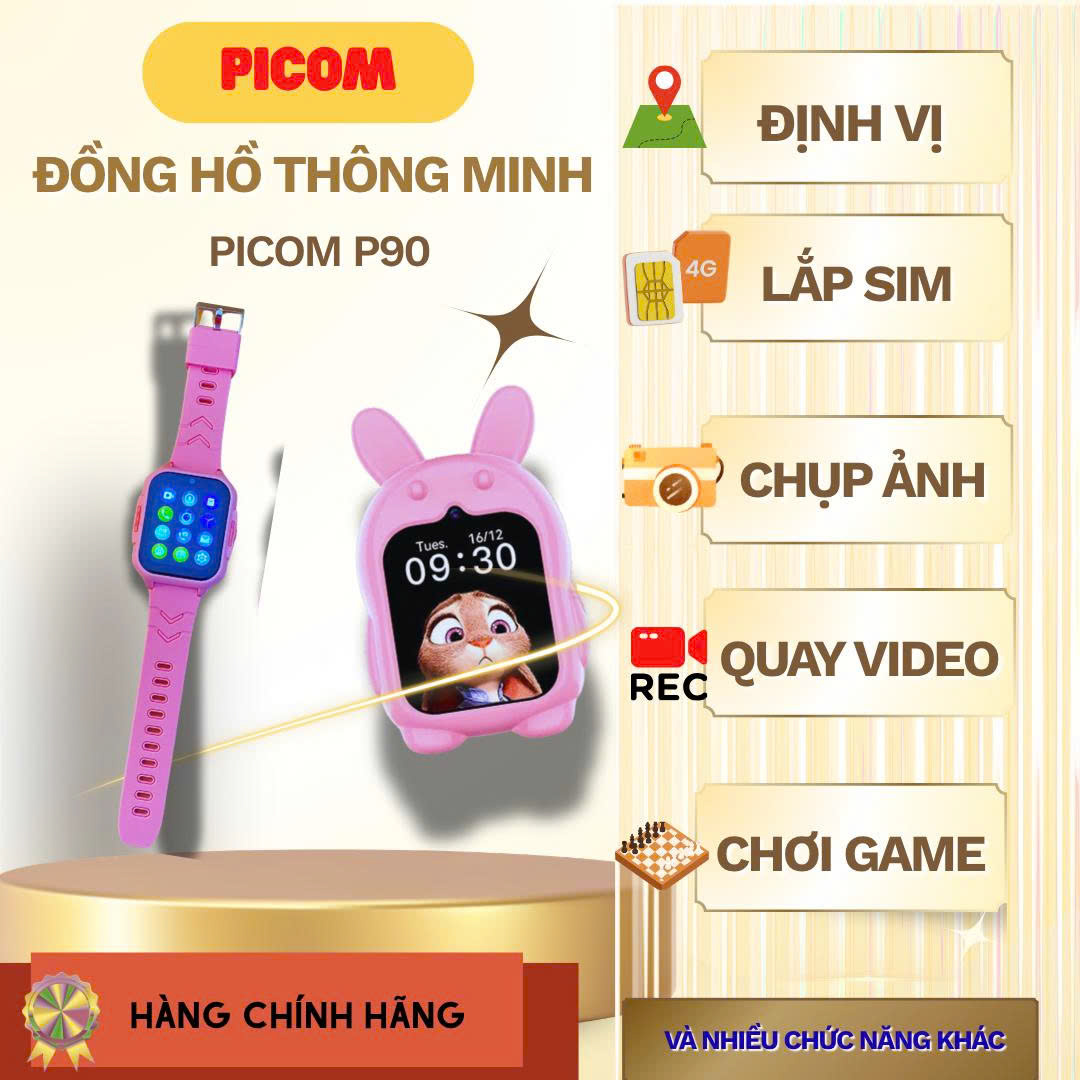 Đồng Hồ Thông Minh Trẻ Em Picom P90