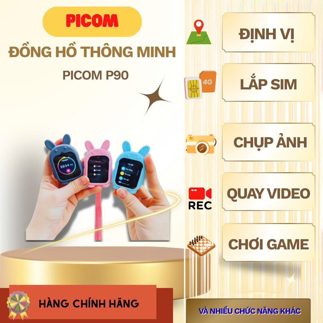 Đồng Hồ Thông Minh Trẻ Em Picom P90