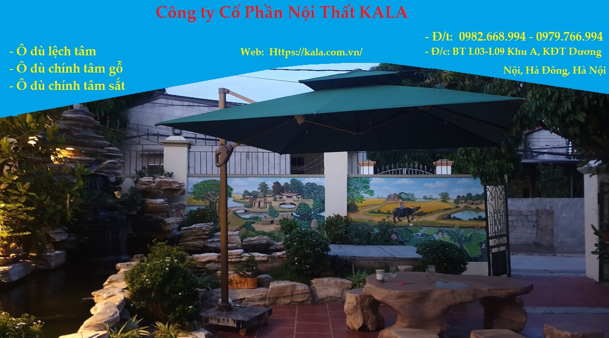 Ô dù ngoài trời giá rẻ tại Hà Nội
