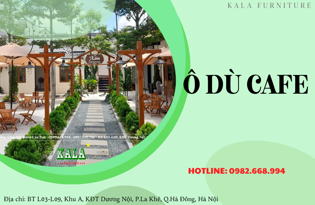 Catalog các mẫu ô dù các loại tại KALA Furniture