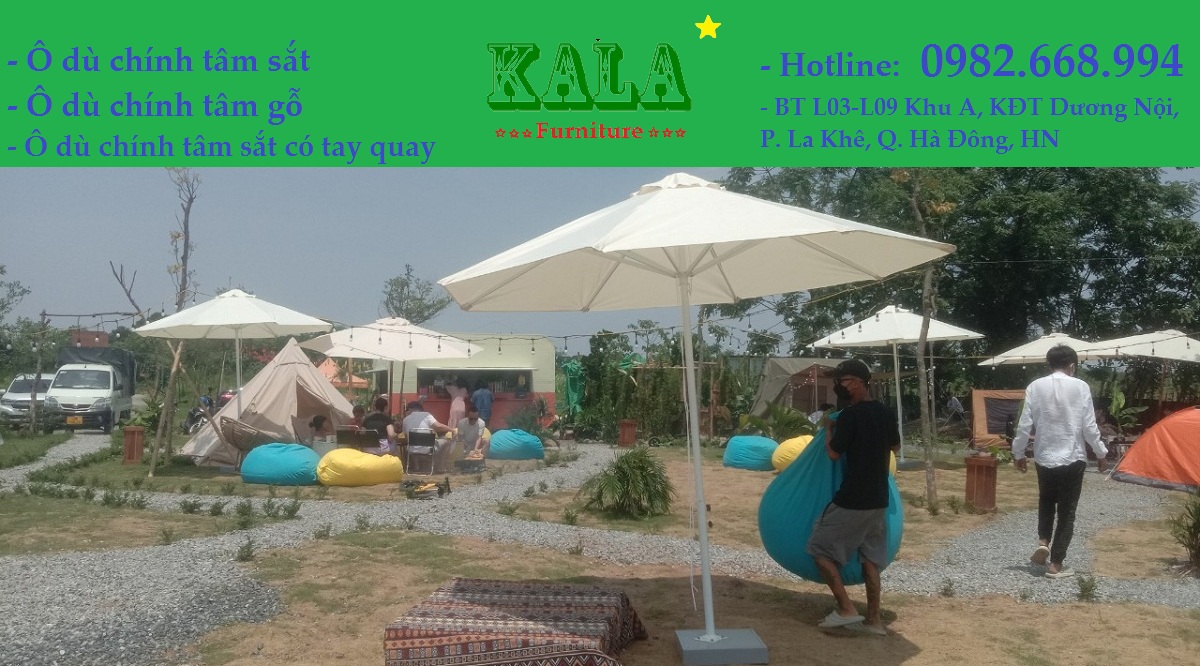 Ô dù chính tâm giá rẻ tại Hà Nội