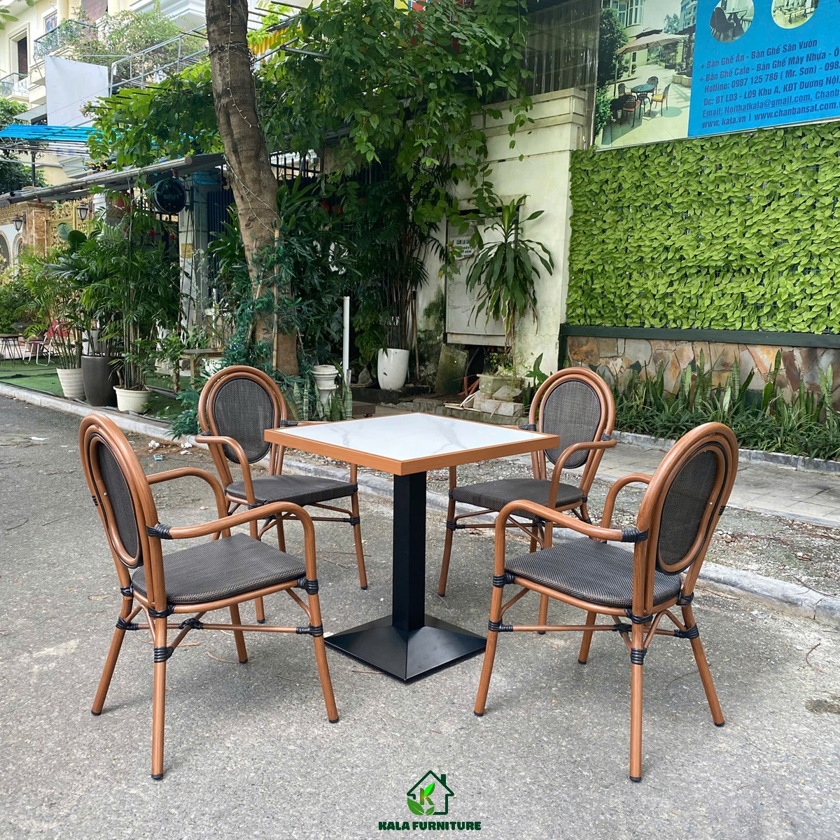 Bộ bàn ghế cafe BGC-TL40