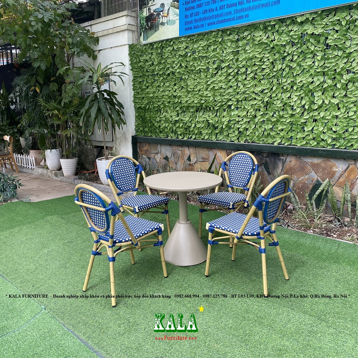 Bộ bàn ghế cafe BGC-H03