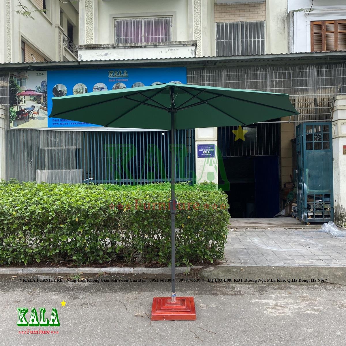 Ô chính tâm sắt có tay quay màu xanh