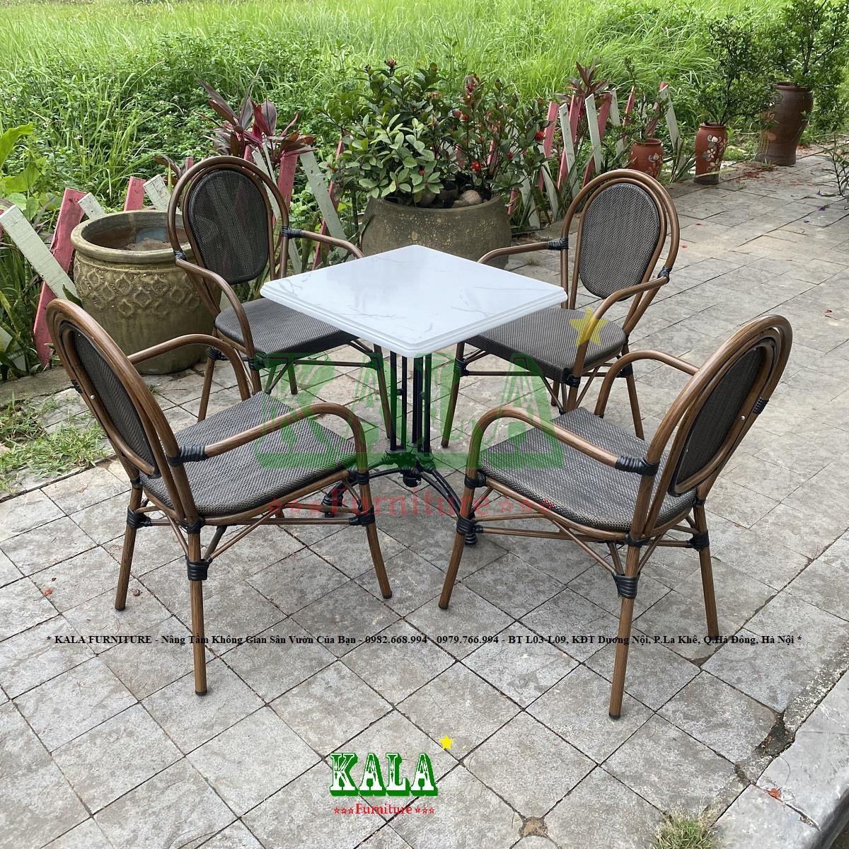 Bộ bàn ghế cafe BGC-TL06