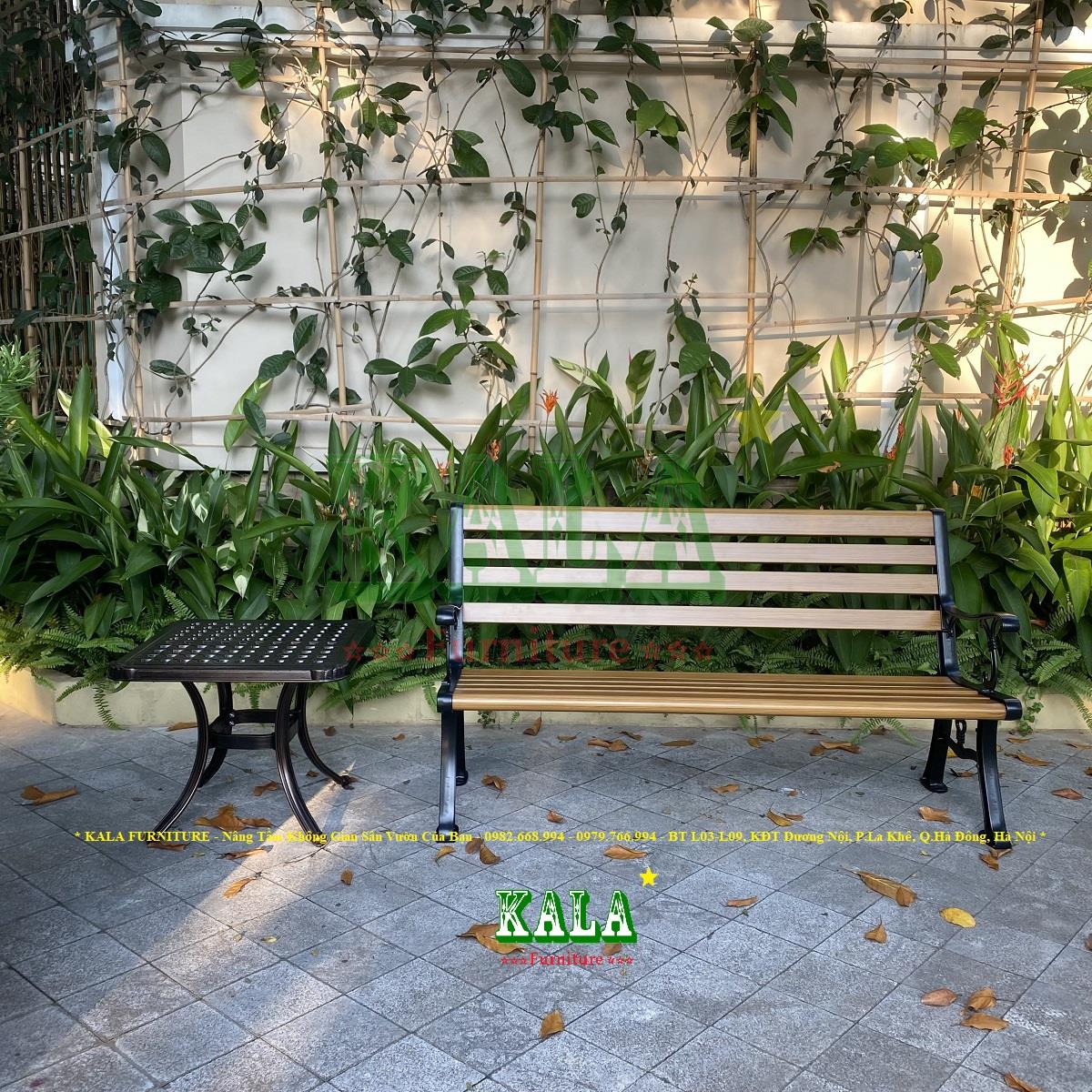 Ghế băng dài 1m5 vân gỗ