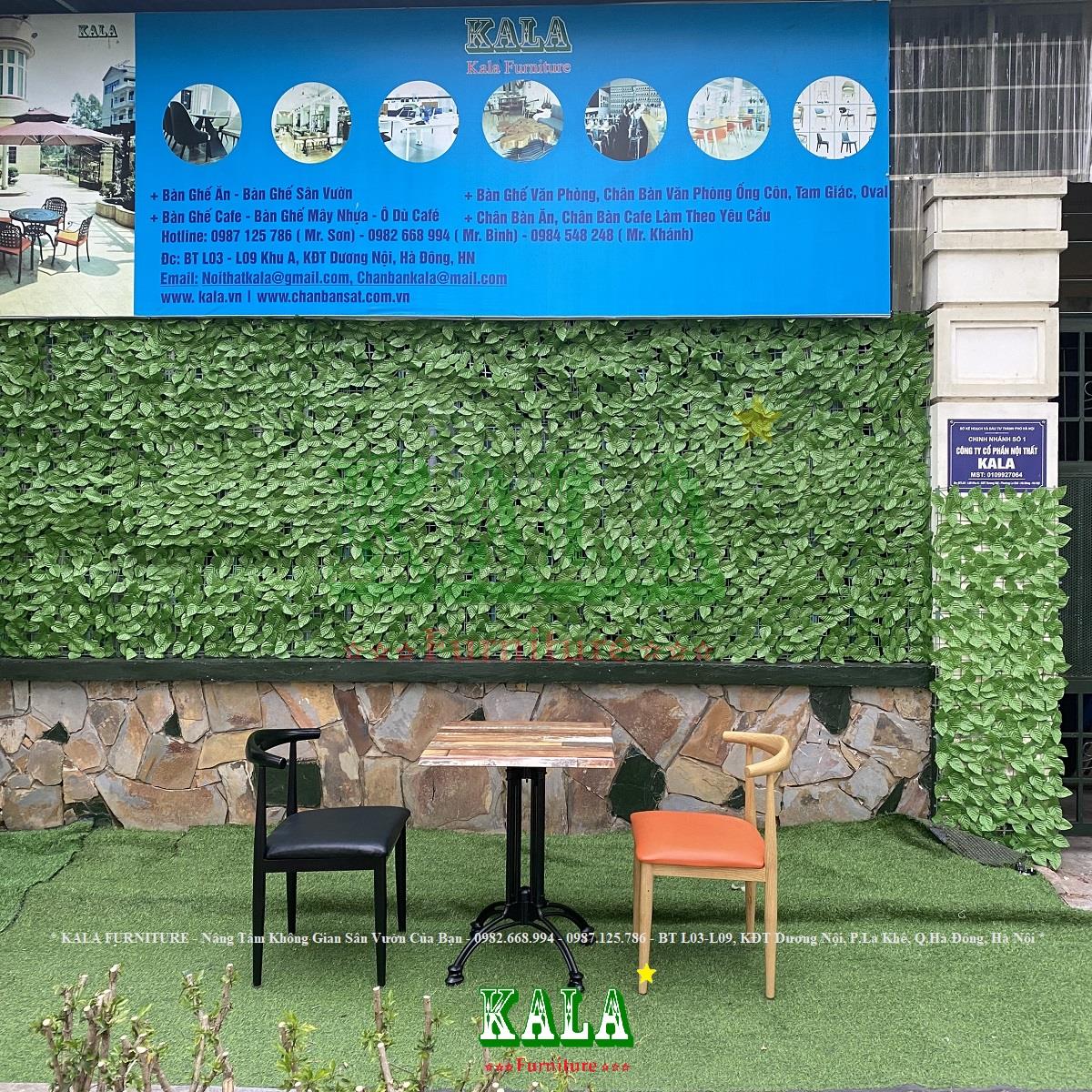 Bàn ghế cafe Bul01