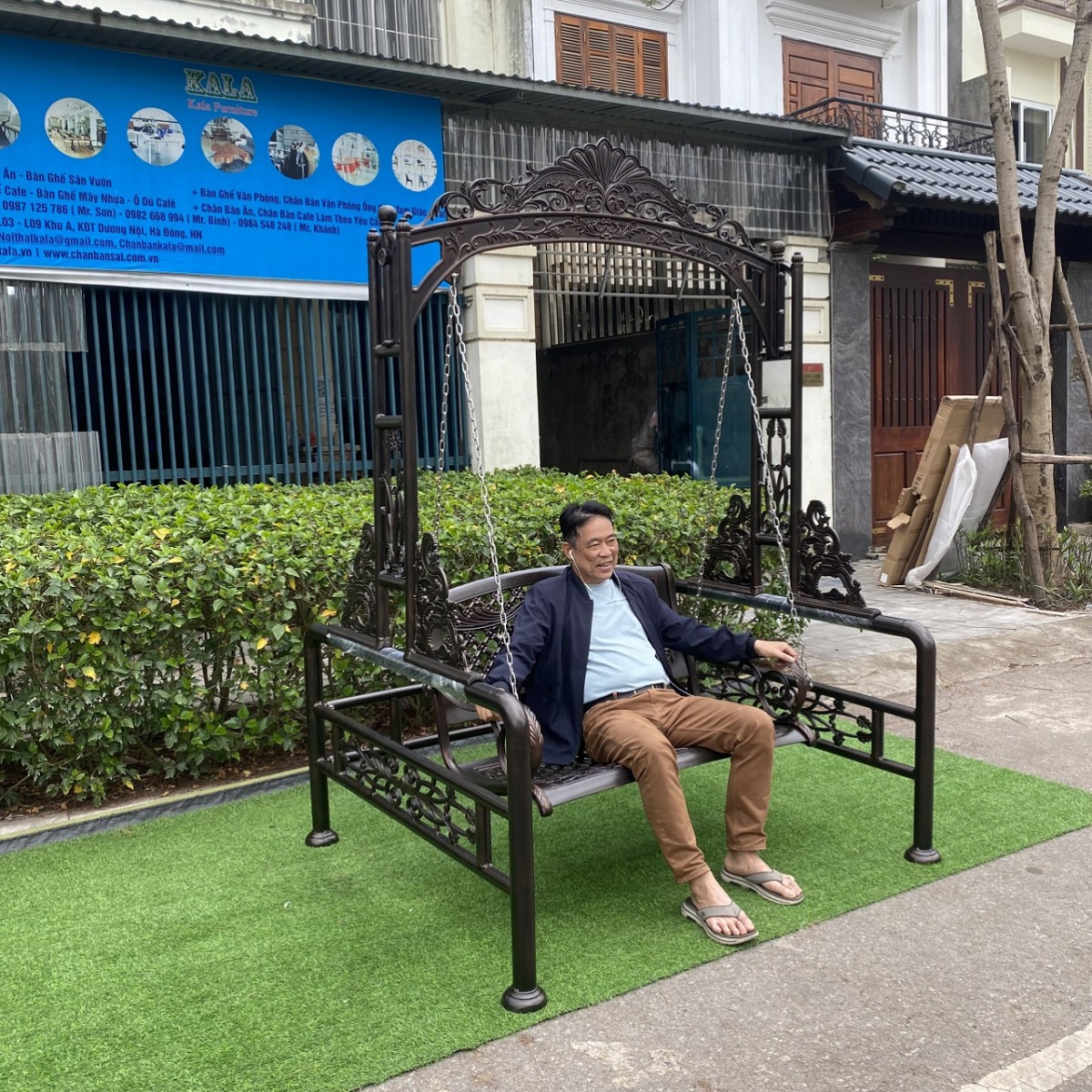 Xích đu nhôm đúc nhập khẩu NK1416