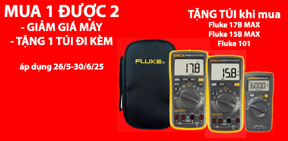 TẶNG TÚI KHI MUA FLUKE 17BMAX/FLUKE 15BMAX/FLUKE 101