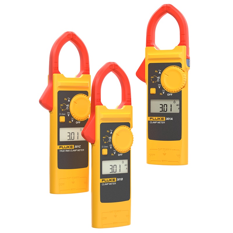 Ampe kìm đo dòng AC/DC Fluke 301A/301B/301C/301D/301E mẫu mới nhất năm 2023