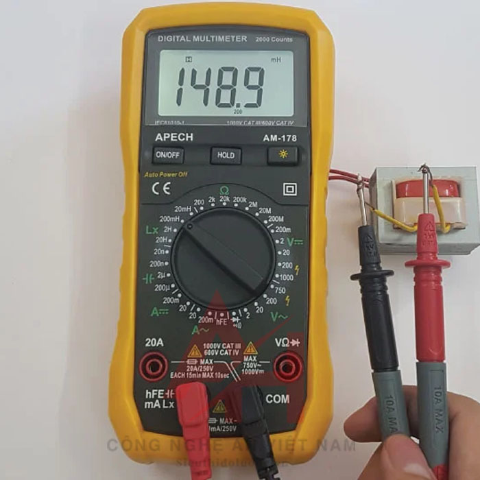 Đồng hồ vạn năng đo cuộn cảm APECH AM-178