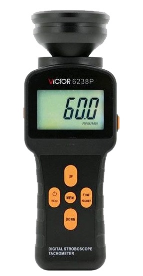 Máy đo vòng tua đèn led VICTOR 6238P (Không dùng giấy phản quang)