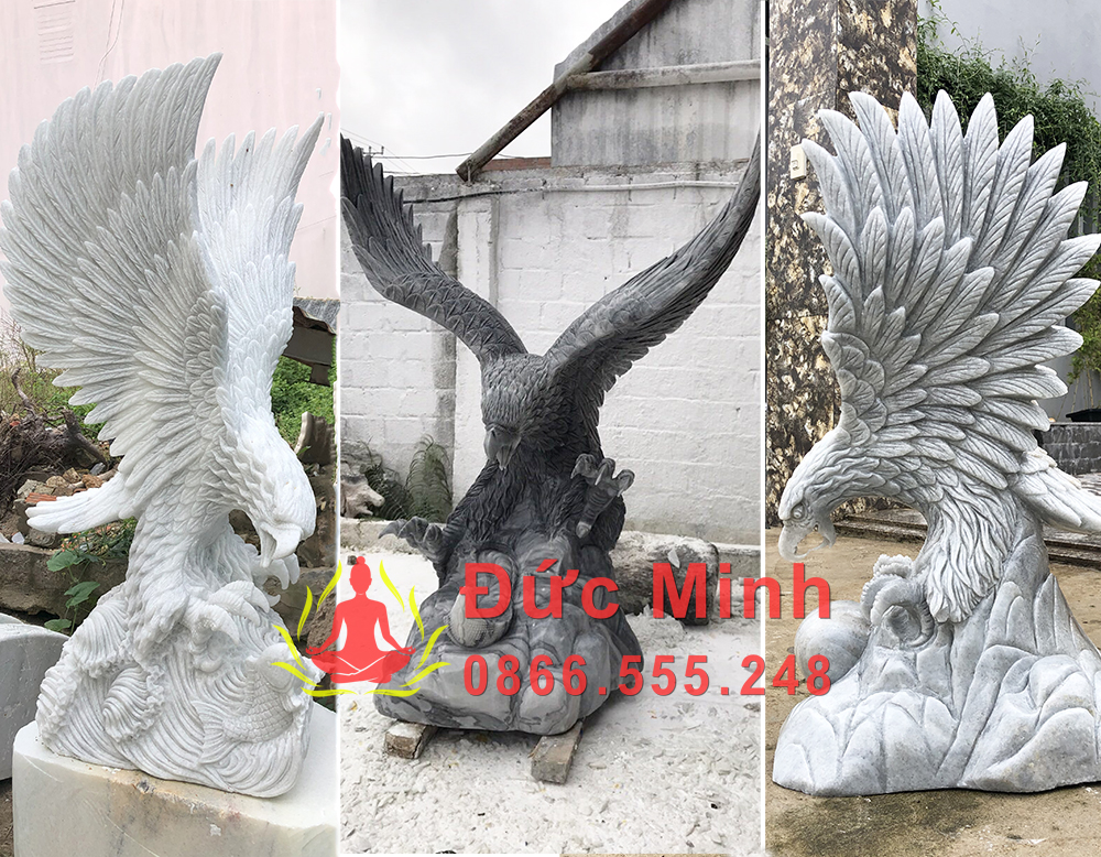 Kích Thước Tượng Đại Bàng Đá Phổ Biến Nhất & Cách Chọn Chuẩn Phong Thủy