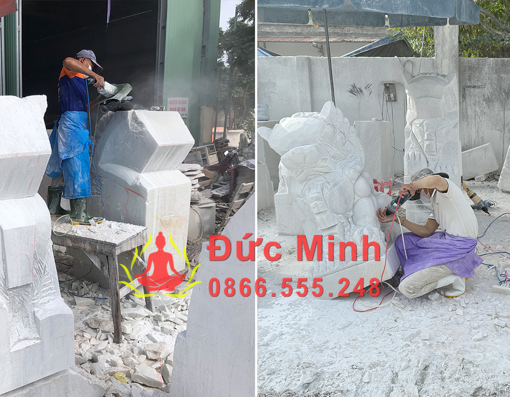 Bước 2: Cắt phôi và định hình sơ bộ (Phát mộc)