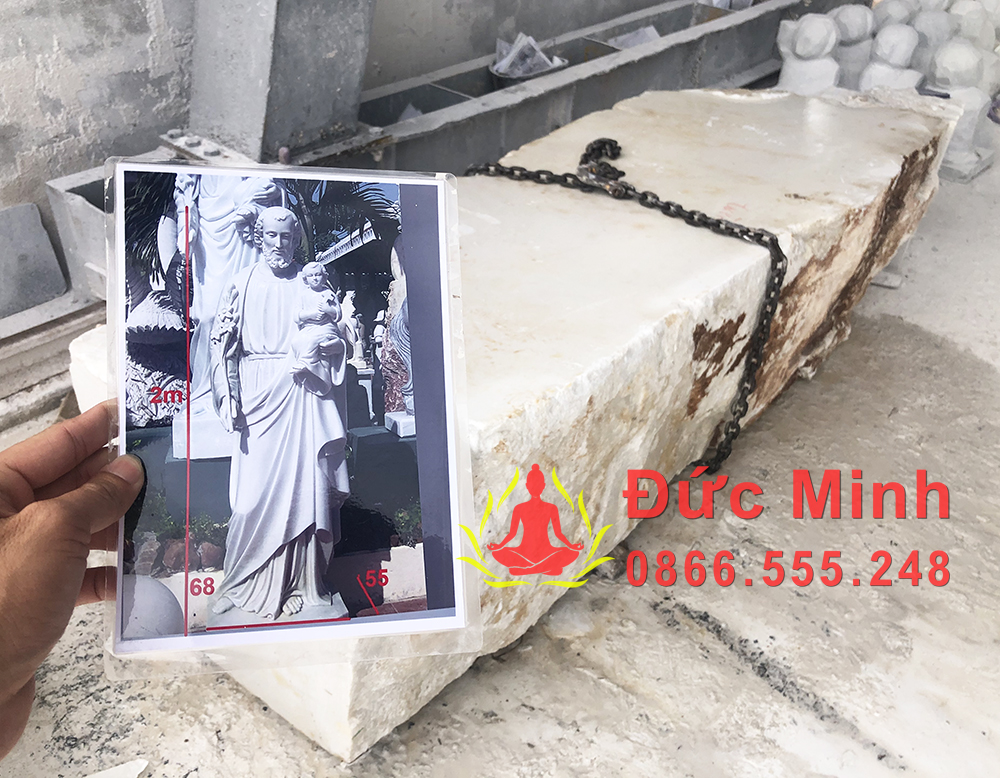 Bước 1: Tuyển chọn nguyên liệu đá
