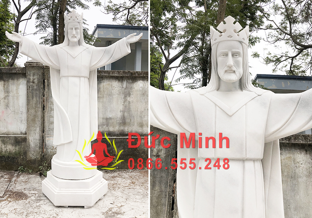 Tượng Chúa Kitô cứu thế bằng đá cẩm thạch tuyệt đẹp