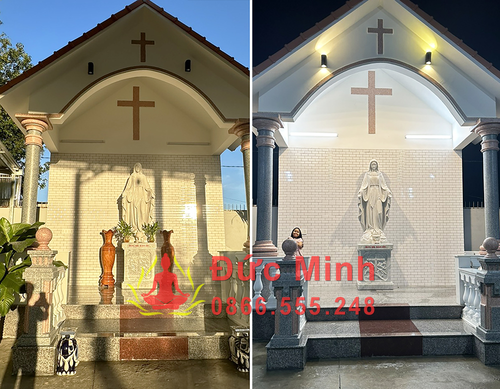 5. Gợi ý vị trí đặt tượng Đức Mẹ Lộ Đức trang nghiêm