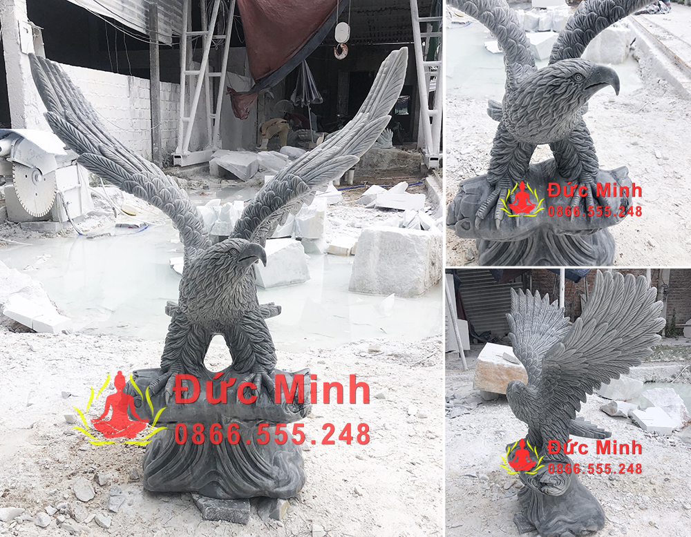Tượng Đại Bàng Đá Cao 1m2