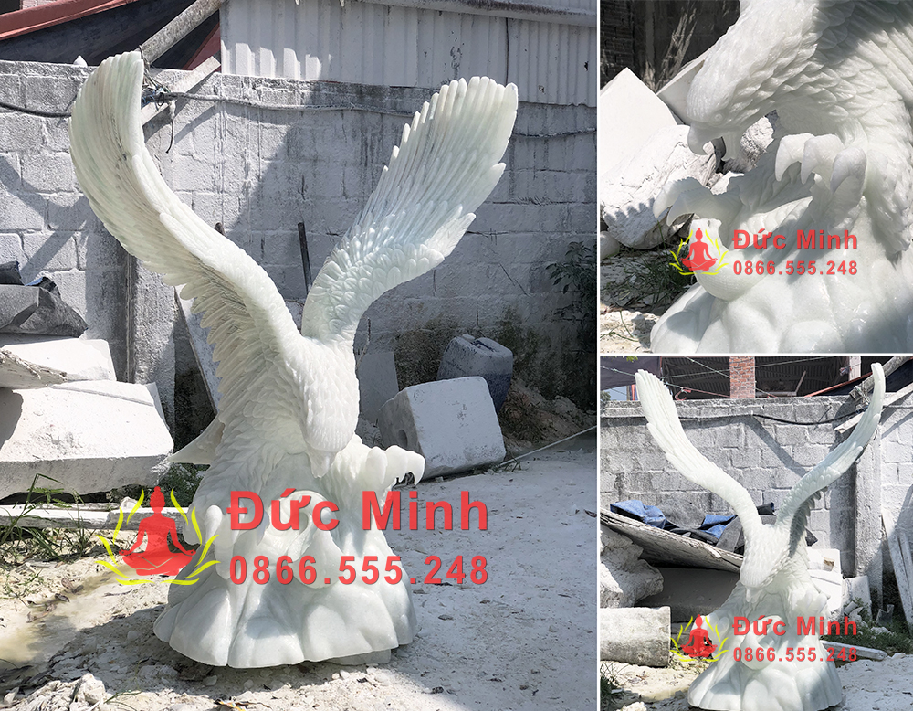 Tượng Đại Bàng Đá Cao 1m5