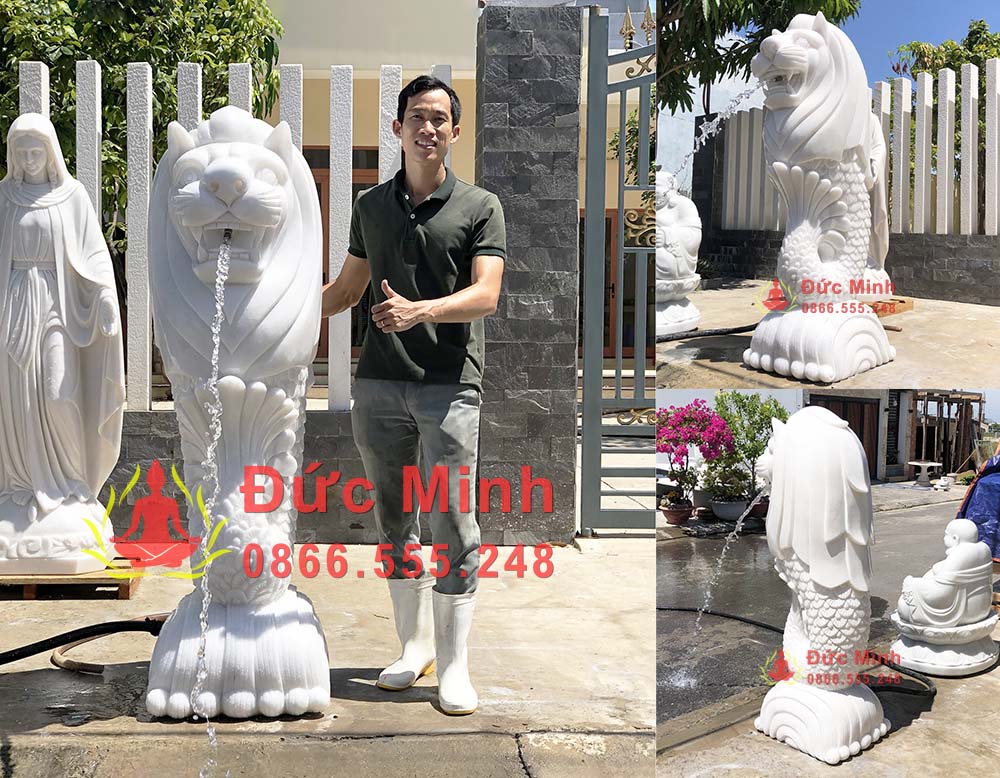 Tượng sư tử Singapore - Sư tử biển Merlion (Biểu tượng hiện đại)