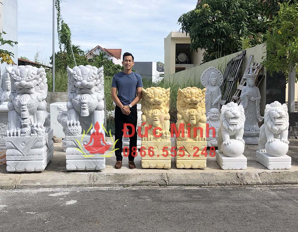 1. Ý nghĩa phong thủy của tượng sư tử đá