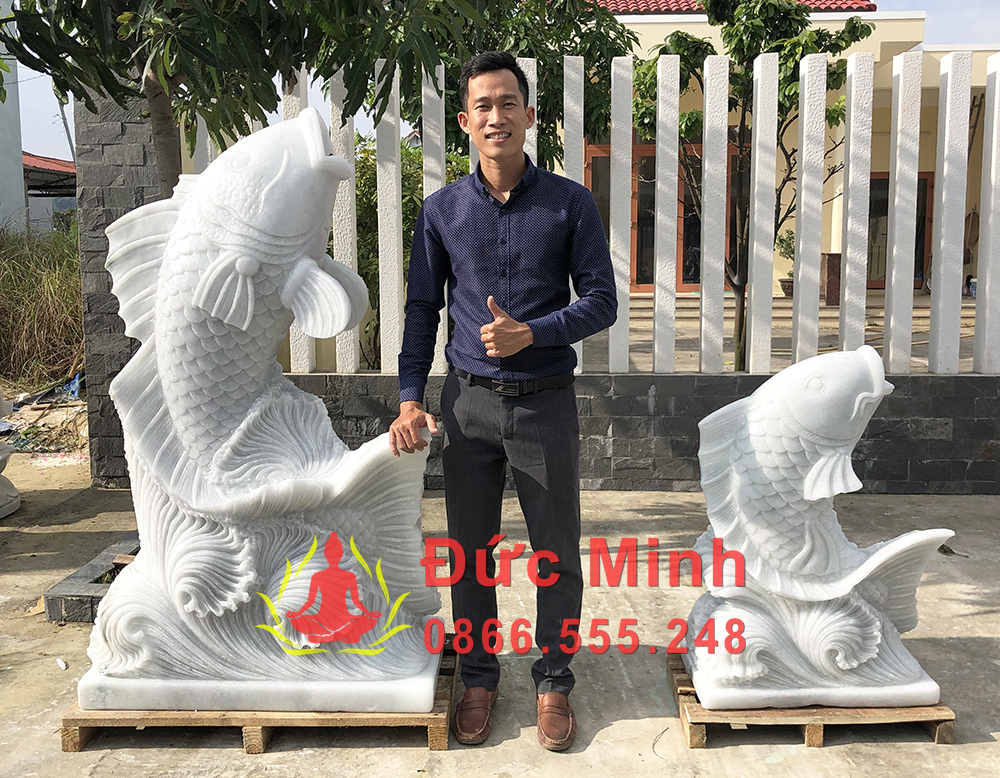 2. Ý nghĩa phong thủy sâu sắc của tượng cá chép đá
