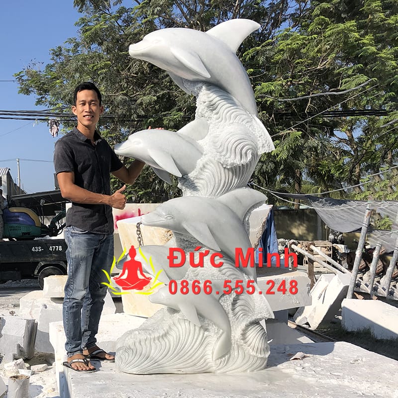 Tượng Cá Heo Đá Cẩm Thạch Đẹp Nhất Vũng Tàu