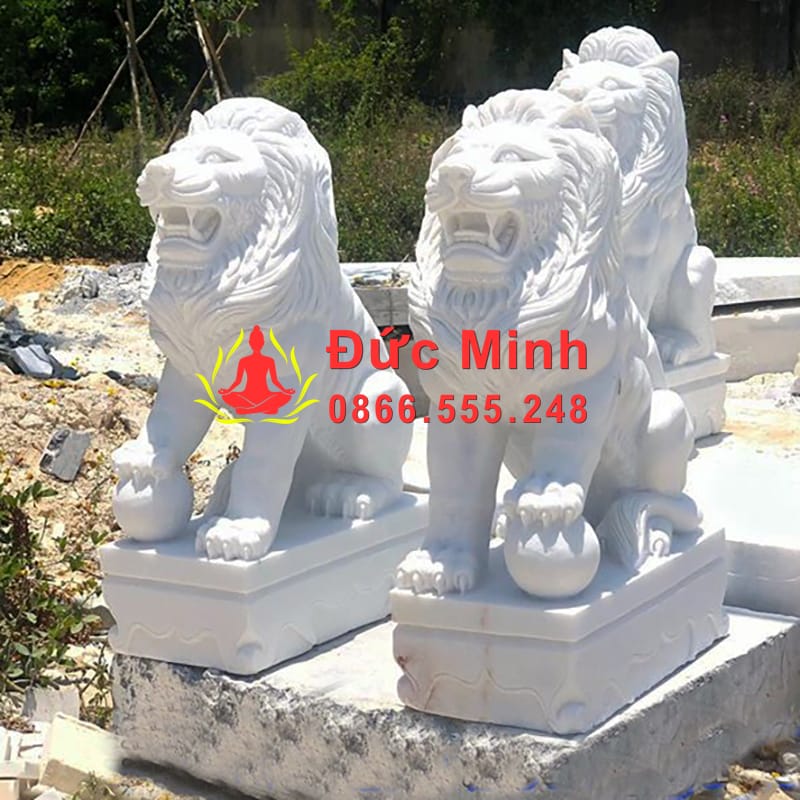 Tượng Sư Tử Đá Non Nước Phong Thủy Đẹp