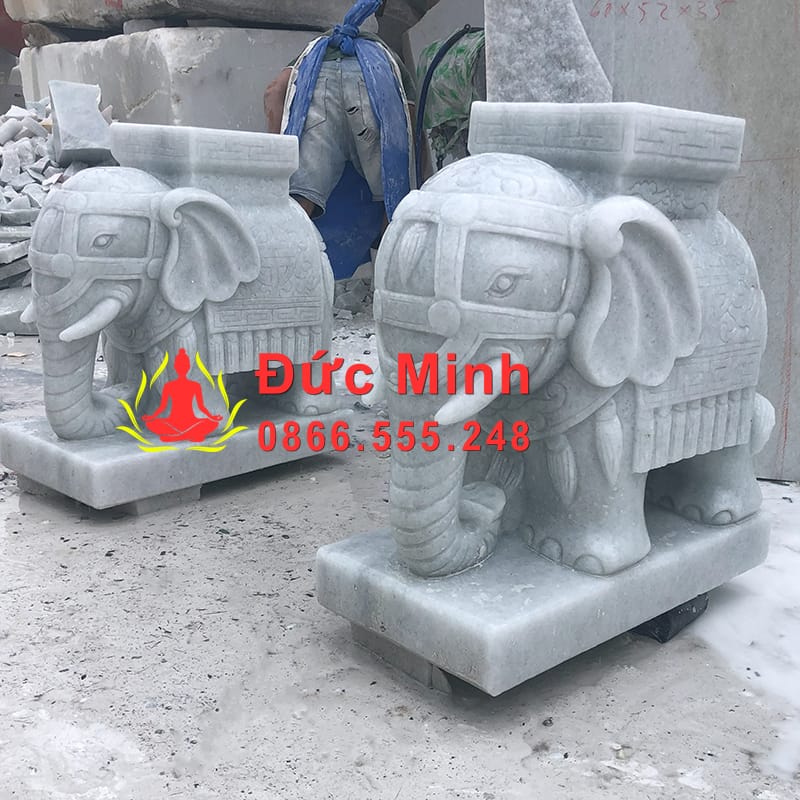 Tượng Voi Đá Phong Thủy Đẹp Tại Đà Nẵng