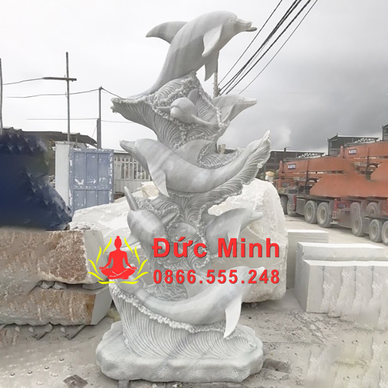 Tượng Cá Heo Đá Tự Nhiên Nguyên Khối Đẹp Nhất Hiện Nay