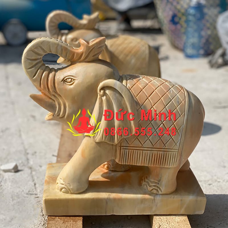 Điêu Khắc Tượng Voi Đá Mỹ Nghệ Non Nước