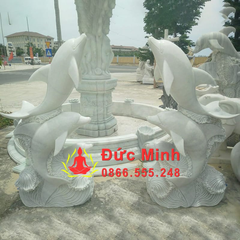 Tượng Cá Heo Đá Phong Thủy Tại Sài Gòn