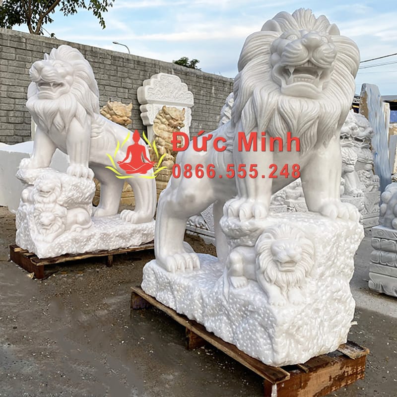 Tượng Sư Tử Núi Đá Cẩm Thạch Đẹp Nhất Nghệ An