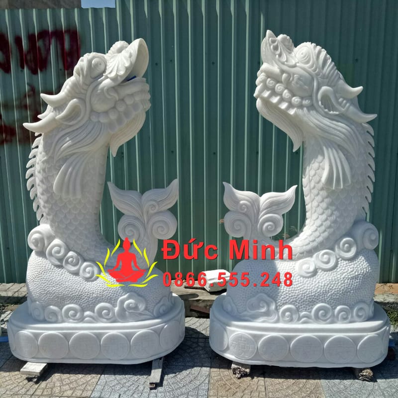Tượng Cá Chép Đá Phong Thủy Đẹp