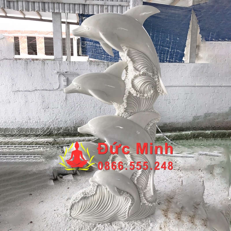 Tượng Cá Heo Đá Cẩm Thạch Đẹp Tại Phú Quốc
