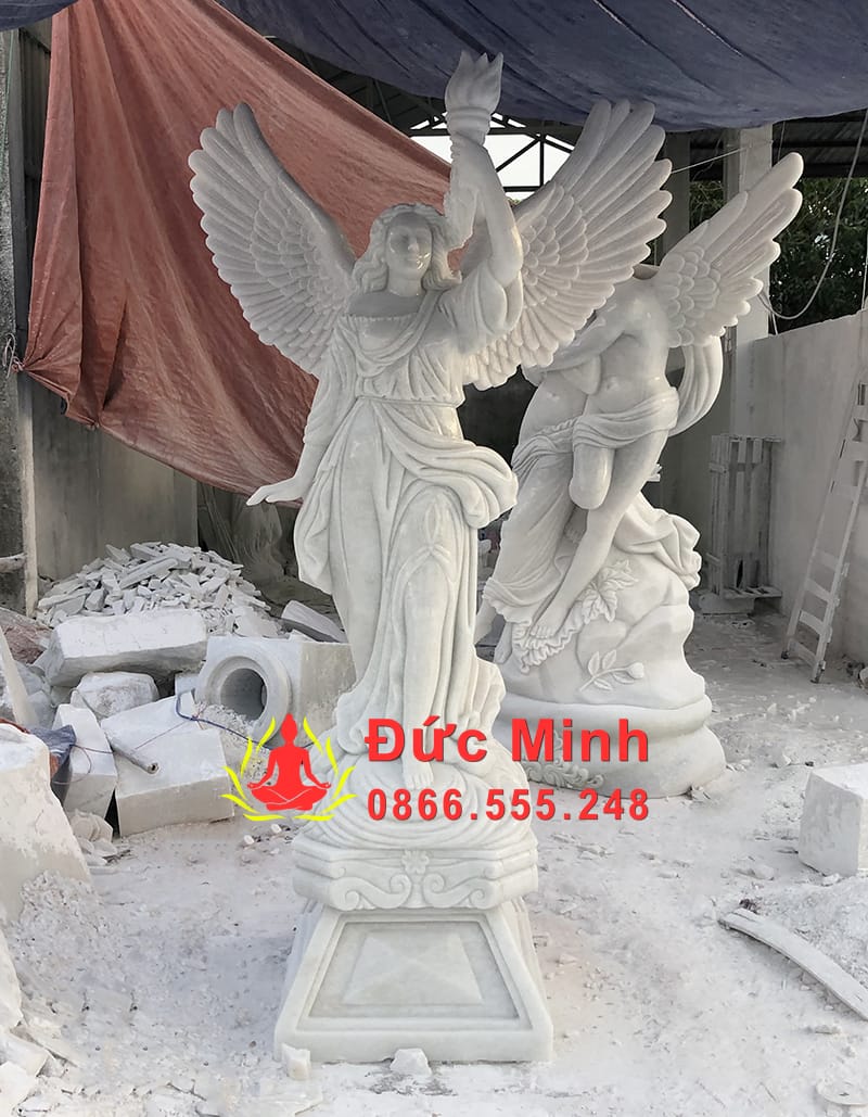 Tượng Thiên Thần Nữ Cầm Đuốc Đẹp