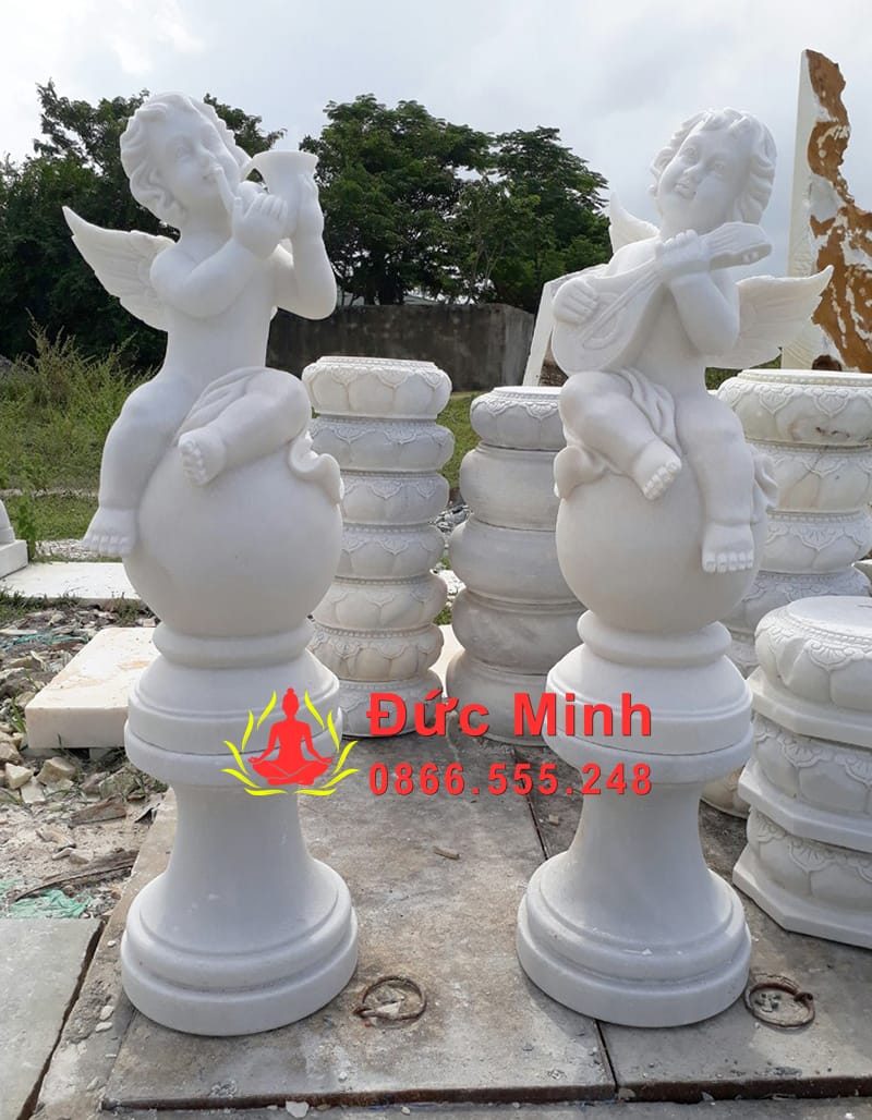 Tượng Thiên Thần Thổi Kèn Cầm Đàn Đẹp