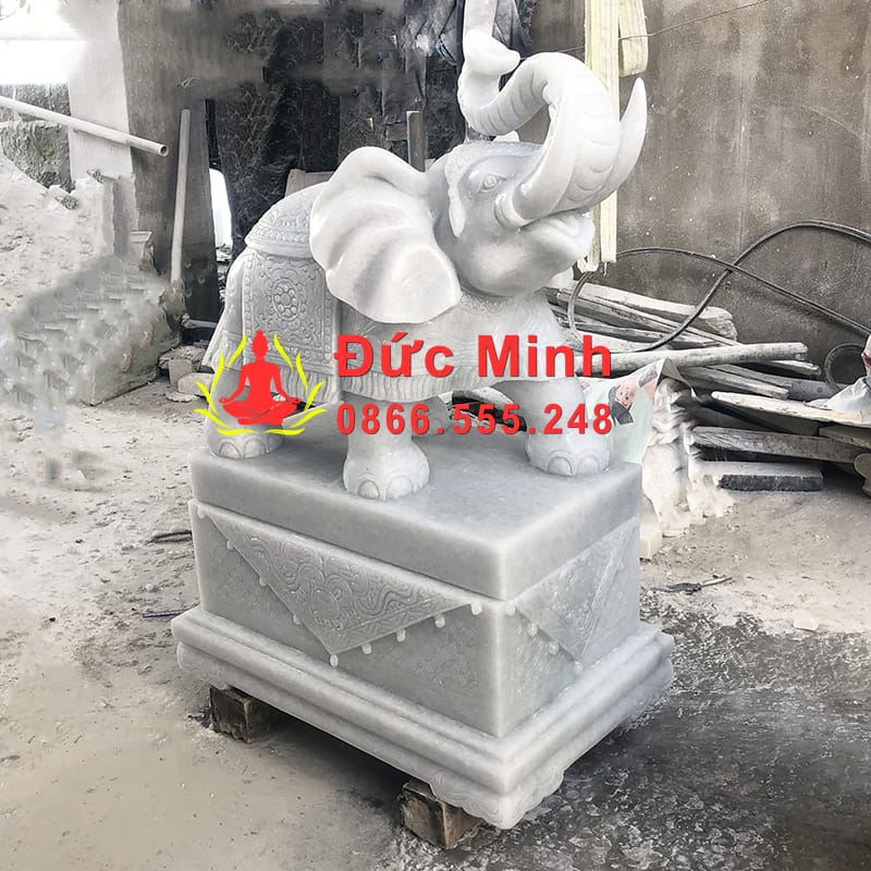 Tượng Voi Đá Phong Thủy Đẹp Tại Hải Phòng