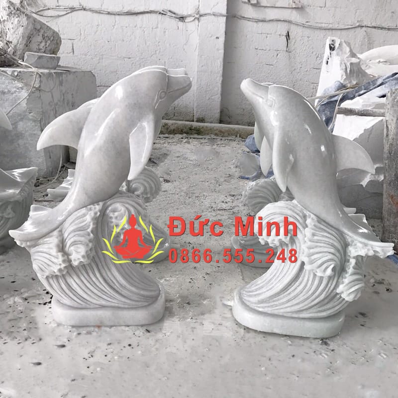 Tượng Cá Heo Đá Điêu Khắc Đẹp Nhất