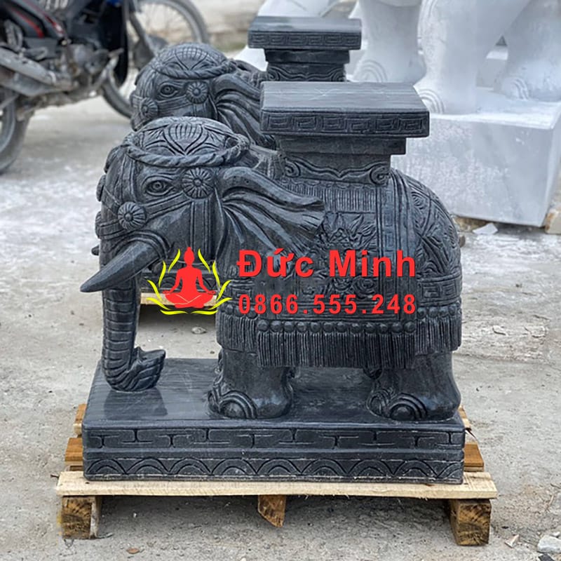 Mẫu Tượng Voi Đá Phong Thủy Đẹp Hàng Đầu Tại Ninh Bình