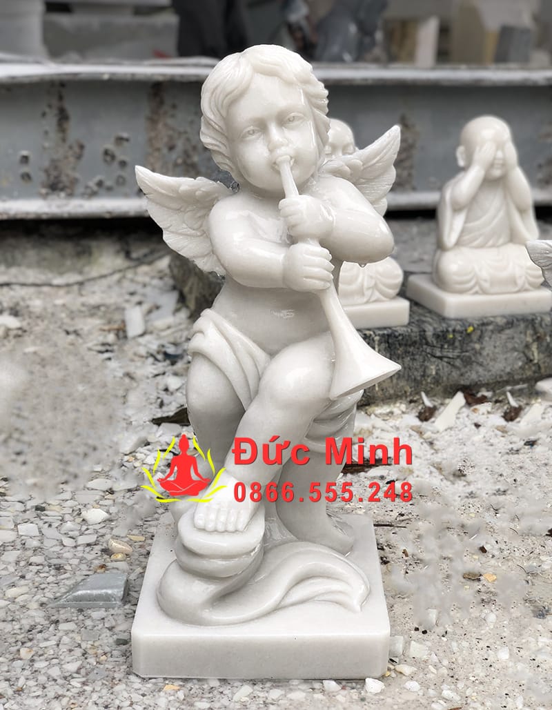 Tượng Thiên Thần Nhỏ Thổi Kèn Đẹp