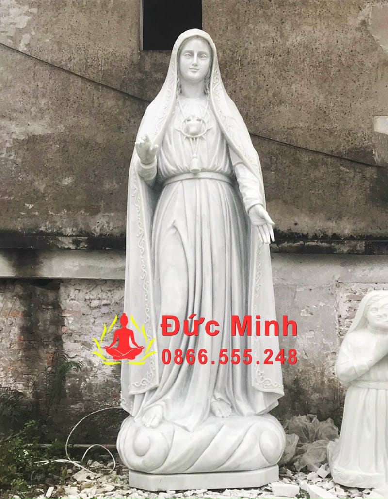 Tượng Đức Mẹ Fatima Bằng Đá Tự Nhiên Tại Hà Nội