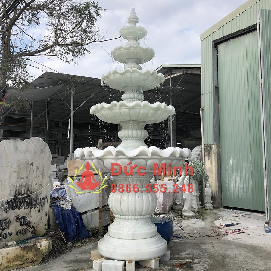 Đài Phun Nước Đá Sân Vườn Đẹp Tại Gia Lai