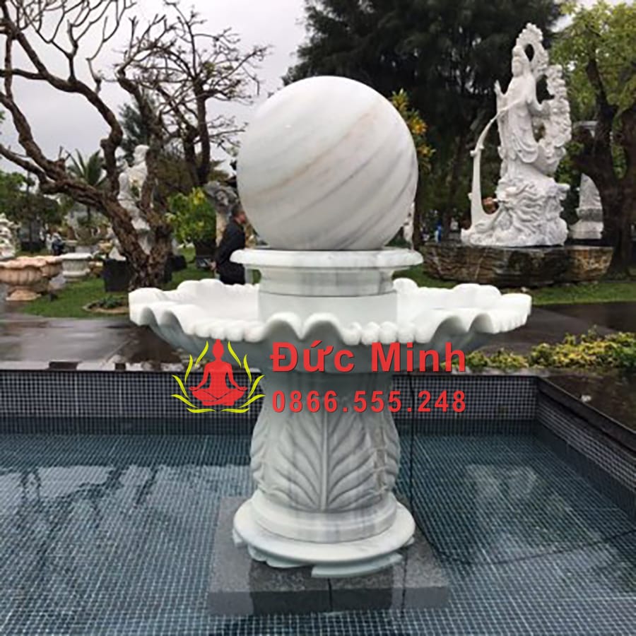 Đài Phun Nước Đá Sân Vườn Đẹp Tại Hải Phòng