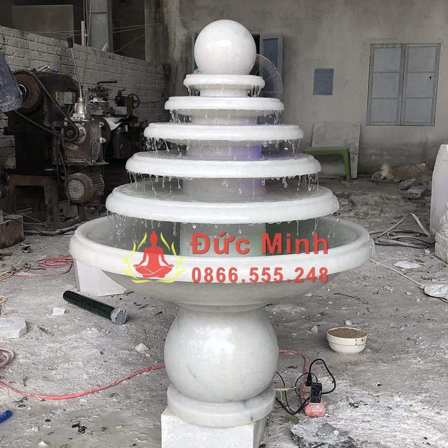 Đài Phun Nước Đá Sân Vườn Đẹp Tại Lạng Sơn