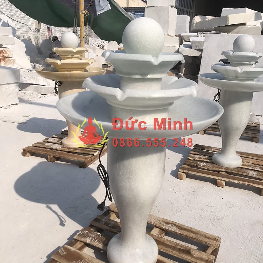 Đài Phun Nước Đá Sân Vườn Đẹp Tại Sơn La