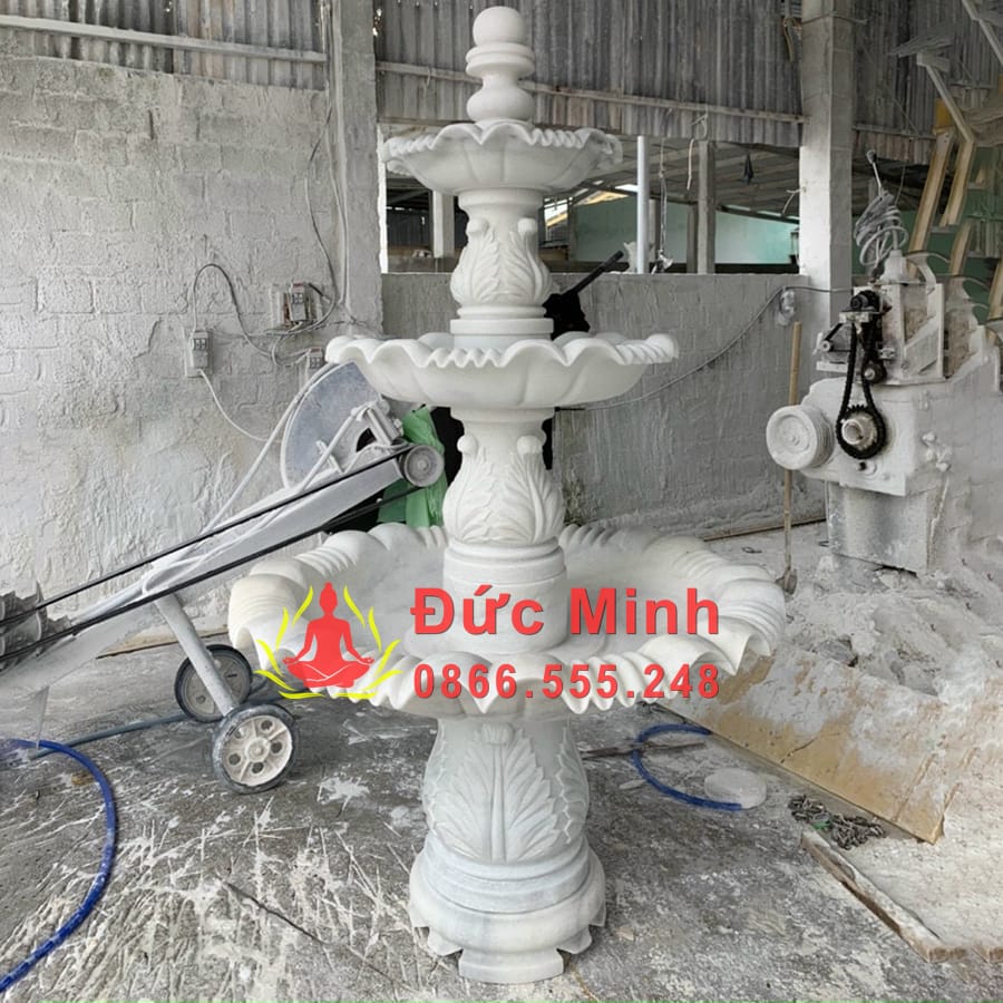 Đài Phun Nước Đá Sân Vườn Đẹp Tại Thanh Hóa